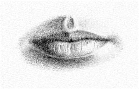 How To Draw Realistic Lips Using Pencil | Lipstutorial.org