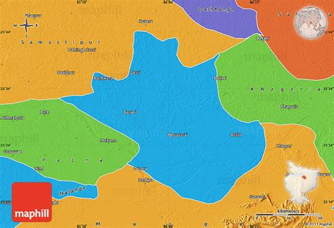 Political Map of Begusarai