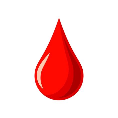 blood drop vector isolated on white background 7063118 Vector Art at ...