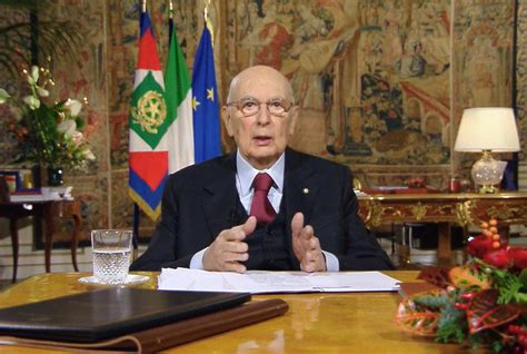 Giorgio Napolitano conferma le sue dimissioni da presidente della ...