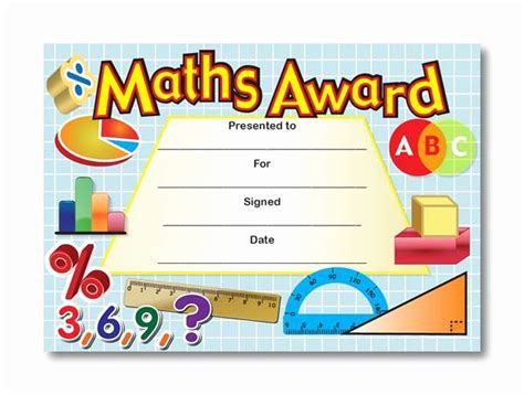 30 Free Printable Math Certificates in 2020 (With images) | Free ...