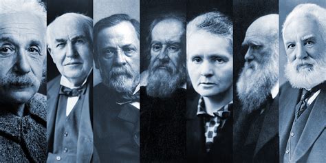 An envelope filled with history's great scientists - Science Musings