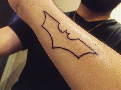 Batman logo tattoo - The Dark Knight