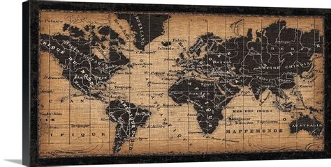 Old World Map Wall Art, Canvas Prints, Framed Prints, Wall Peels ...