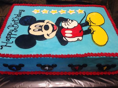 Mickey Mouse Sheet Cake Ideas