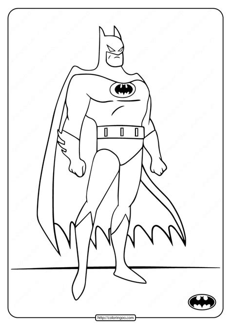 Printable DC Superhero Batman Coloring Pages in 2023 | Superhero ...