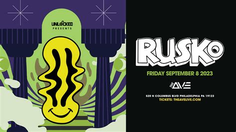 Rusko Tickets at The Ave Live in Philadelphia by Unlocked Presents | Tixr