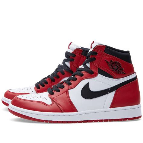 Nike Air Jordan 1 Retro High OG 'Varsity Red' White, Black & Varsity ...