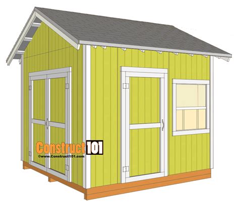 Free Shed Plans - with Drawings - Material List - Free PDF Download