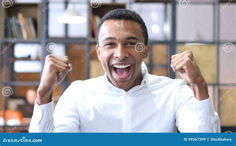 Happy Black Man Stock Images - 122,846 Photos