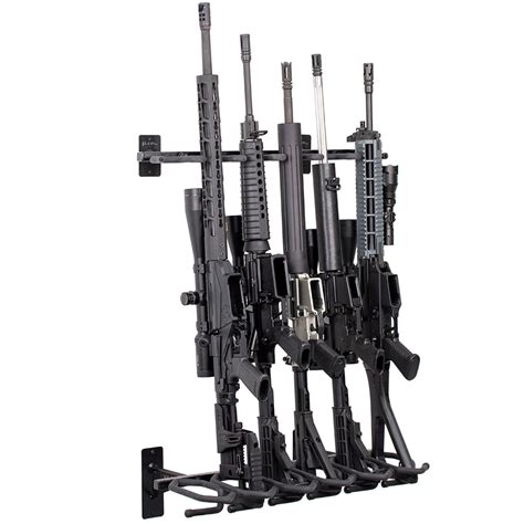 Vertical 6 Gun Rack - HD53 - Hold Up Displays