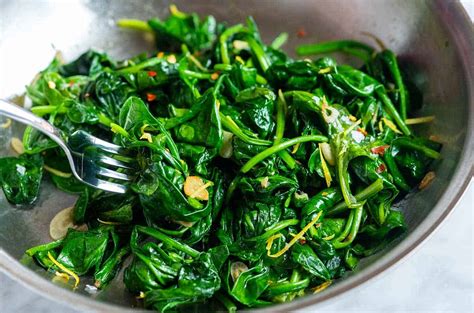 Perfect Sauteed Spinach Recipe