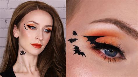 It's freakin' bats 🦇halloween makeup tutorial - YouTube