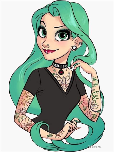 "Punk princess" Sticker for Sale by Shaiene | Redbubble