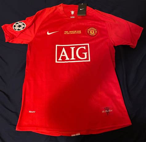 2008 Manchester United 7 Cristiano Ronaldo UCL Final Jersey | Etsy