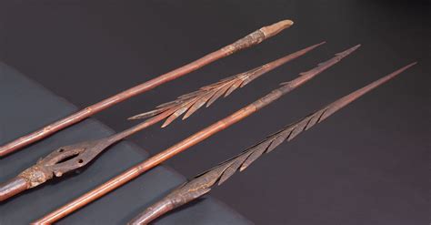 Four Early Aboriginal Spears | ArtOceanic