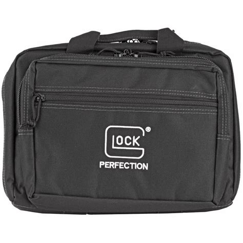 Glock 2-Pistol Case, Black, Range Bag, OEM Glock Pistol Pouch, Holds 2 ...