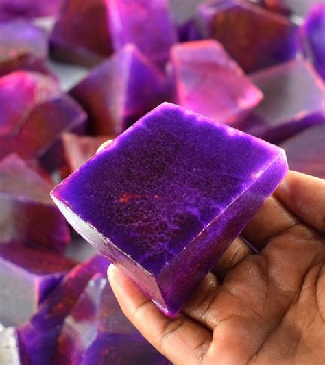 5000 Carat/1 Kg Purple Sapphire Polished Gemstone Rough | Etsy