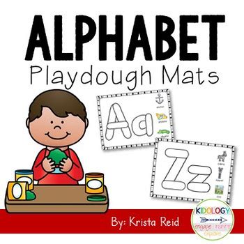 Alphabet Play Doh Mats by Kidology By Krista Reid | TpT