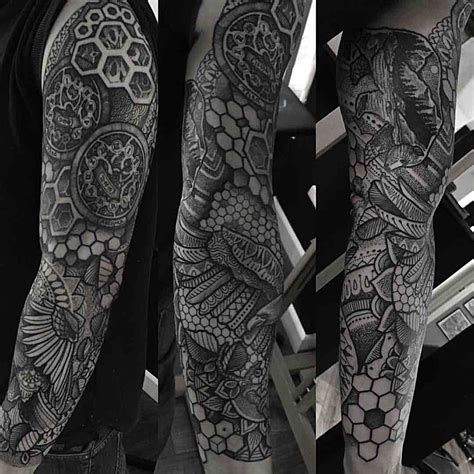 Dotwork Tattoo Sleeve - Best Tattoo Ideas Gallery