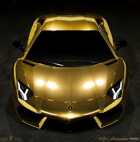 Gold Wrapped Lamborghini Aventador LP-700-4 “PROJECT AU.79” | IndianHoods