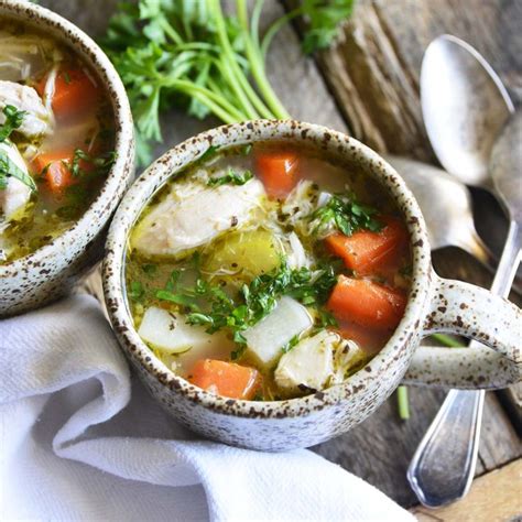 The Best Leftover Chicken Bone Broth Soup Recipe - The Keto Queens