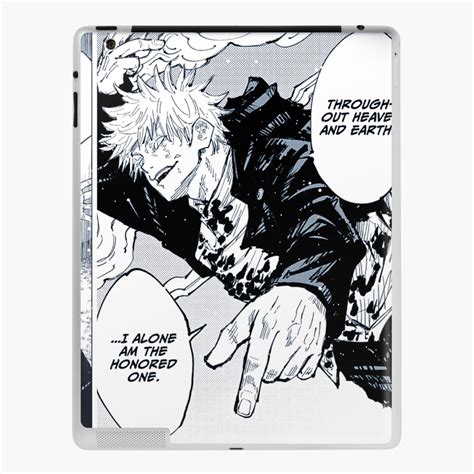 "Satoru Gojo Vs Toji Fushiguro Manga Panel Artwork" iPad Case & Skin by ...