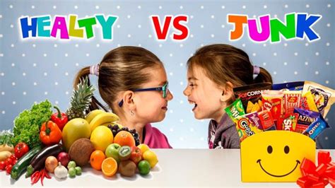 Healthy Food vs Junk Food Challenge - Positivities.com