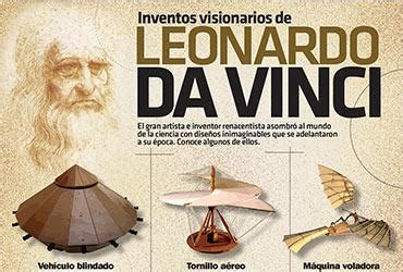 Los inventos de Leonardo da Vinci más importantes