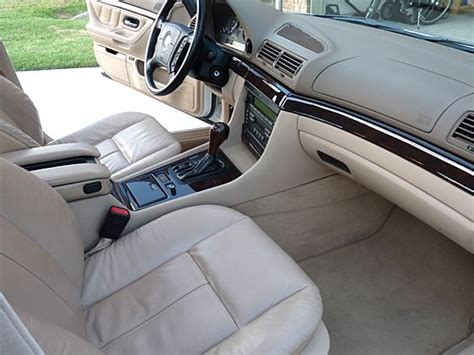 1997 BMW 740i E38... I rarely like white and near-white interiors and ...