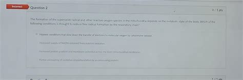 Solved The formation of the superoxide radical and other | Chegg.com