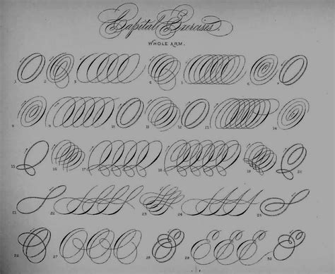 Spencerian Script Worksheets