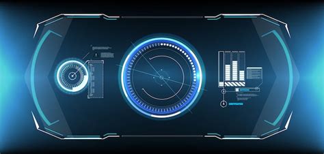 Premium Vector | Hud ui gui futuristic user interface screen elements set.