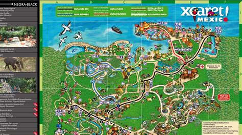 Mapa Del Parque Xcaret | Images and Photos finder