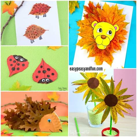 Wonderful Fall Leaf Crafts Ideas - Easy Peasy and Fun