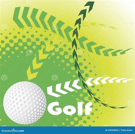 Golf Banner Stock Vector - Image: 43992898