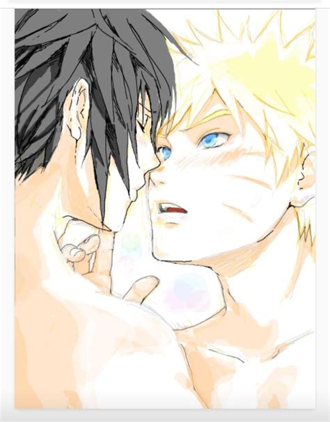 Pin by DARK erza on H | Naruto and sasuke kiss, Sasunaru, Narusasu