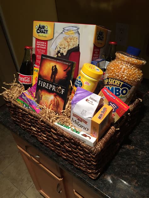 Movie Night Basket for a Silent Auction or Fundraiser Theme Baskets ...