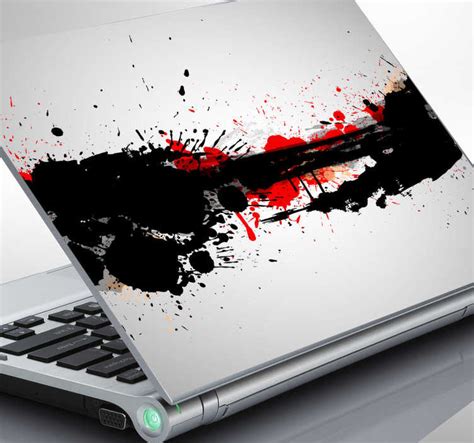 Paint Explosion Laptop Sticker - TenStickers