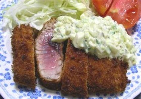 Fried Skipjack Tuna with Tartar Sauce Recipe by cookpad.japan - Cookpad