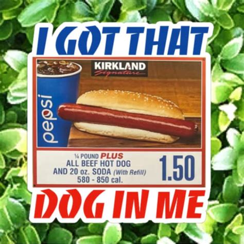 I Got That Costco Dog in Me - Etsy