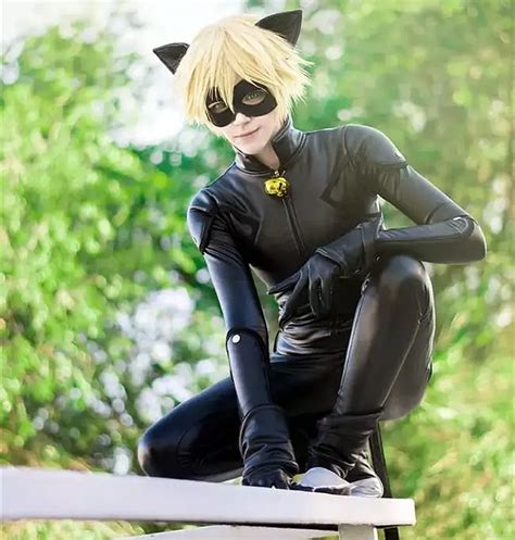 Black Cat Cosplay Costume Halloween Fancy Clothes For Women Men Costume ...