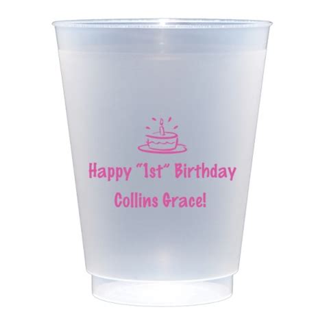 Personalized 16 oz. Shatterproof Plastic Cups