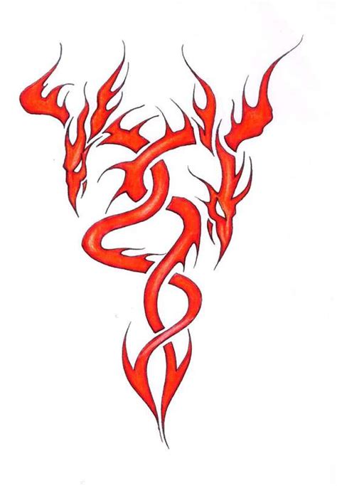 Tribal Fire Tattoo - Cliparts.co