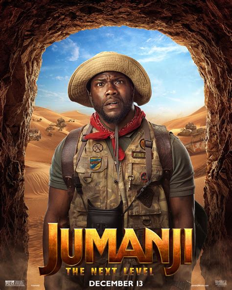 Jumanji: The Next Level (2019) Poster - Kevin Hart as Franklin "Mouse ...