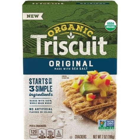 Triscuit Organic Crackers, Original Flavor, 1 Box (7 oz) from FoodsCo ...