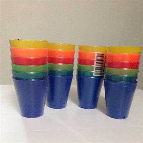 24pcs IKEA Plastic Cups (new), TV & Home Appliances, Kitchen Appliances ...