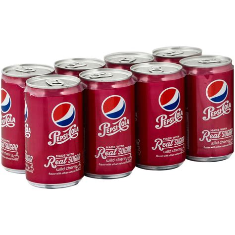 Pepsi Wild Cherry Flavored Soda, 7.5 Fl. Oz. - Walmart.com - Walmart.com