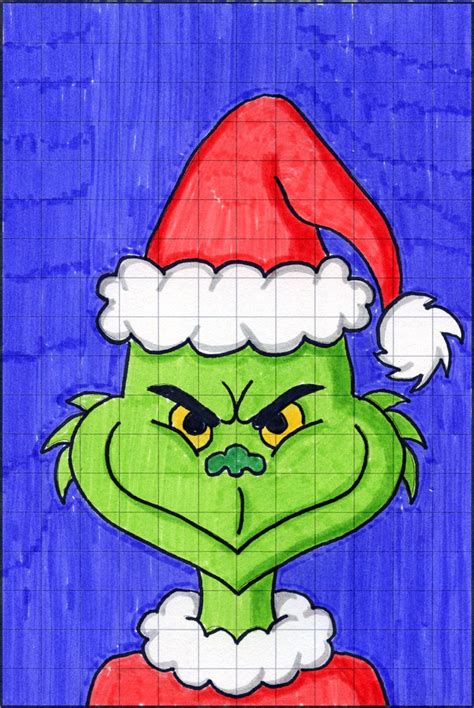 How to Draw the Grinch · Art Projects for Kids