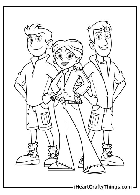 Wild Kratts Coloring Pages Brothers